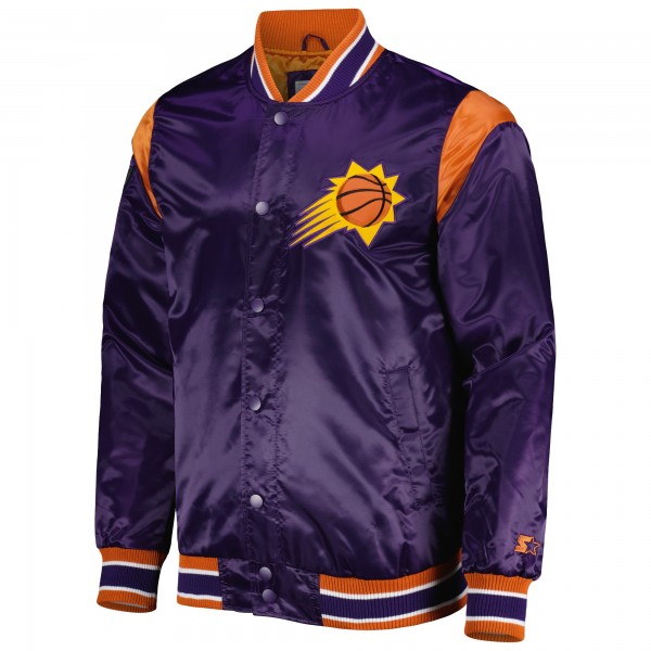 Куртка на кнопках Phoenix Suns Starter Force Play Satin Varsity - Purple
