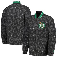 Куртка на молнии Boston Celtics Starter In-Field Play Fashion Satin Varsity - Black