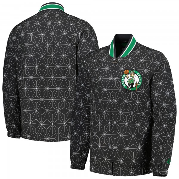 Куртка на молнии Boston Celtics Starter In-Field Play Fashion Satin Varsity - Black