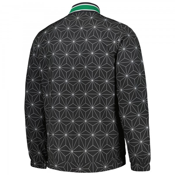 Куртка на молнии Boston Celtics Starter In-Field Play Fashion Satin Varsity - Black