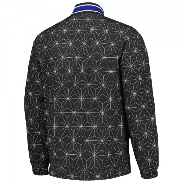 Куртка на молнии New York Knicks Starter In-Field Play Fashion Satin Varsity - Black