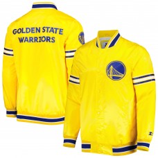 Куртка на кнопках Golden State Warriors Starter Slider Satin Varsity - Gold