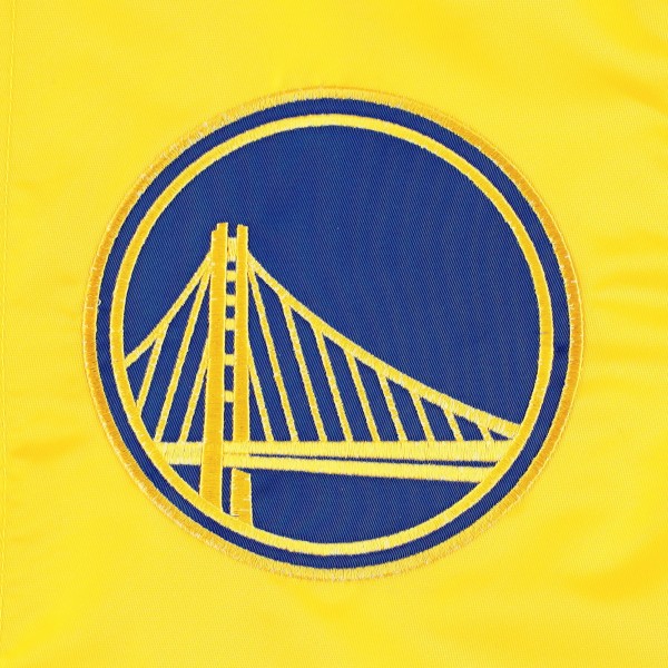 Куртка на кнопках Golden State Warriors Starter Slider Satin Varsity - Gold