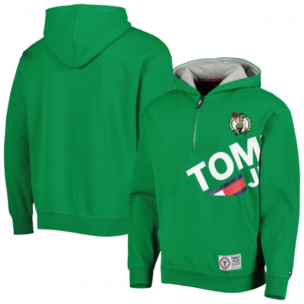 Толстовка на короткой молнии Boston Celtics Tommy Jeans Bernard - Kelly Green