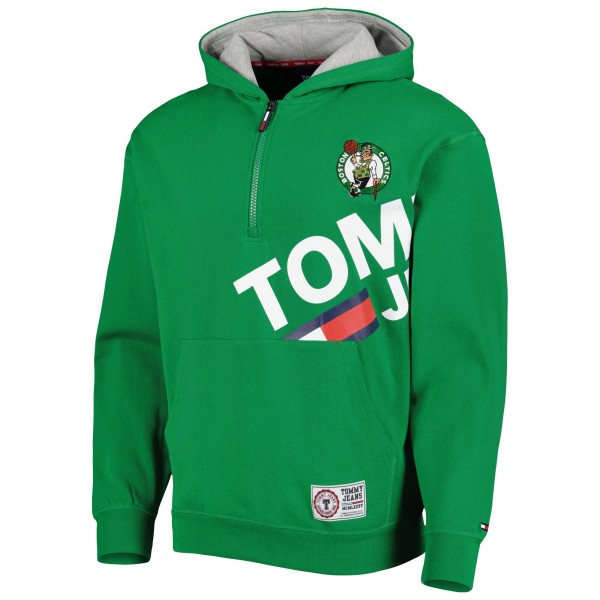 Толстовка на короткой молнии Boston Celtics Tommy Jeans Bernard - Kelly Green