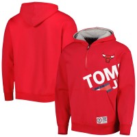 Толстовка на короткой молнии Chicago Bulls Tommy Jeans Red Bernard