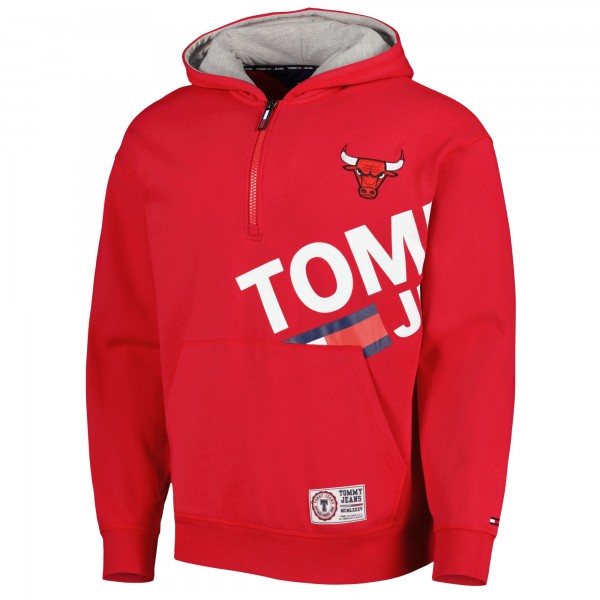 Толстовка на короткой молнии Chicago Bulls Tommy Jeans Red Bernard