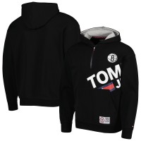 Толстовка на короткой молнии Brooklyn Nets Tommy Jeans Bernard - Black