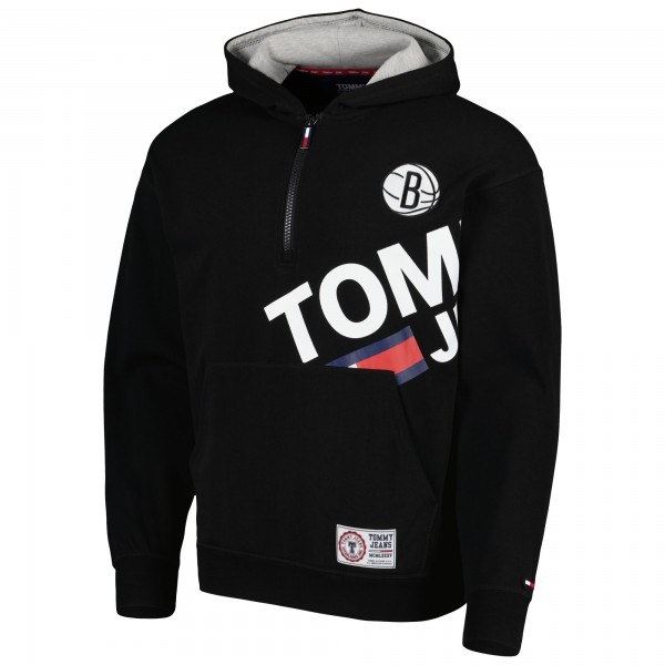 Толстовка на короткой молнии Brooklyn Nets Tommy Jeans Bernard - Black