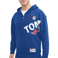 Толстовка на короткой молнии Philadelphia 76ers Tommy Jeans Bernard - Royal