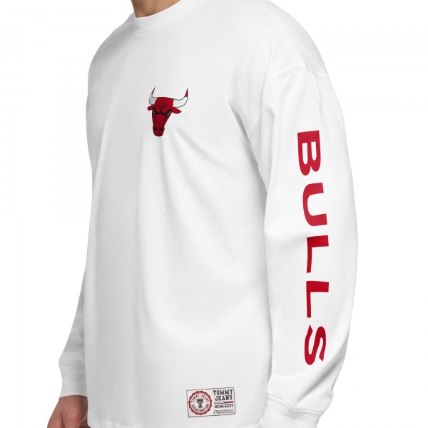 Футболка Chicago Bulls Tommy Jeans Red/White Matthew 2-In-1 & Hoodie Combo Set