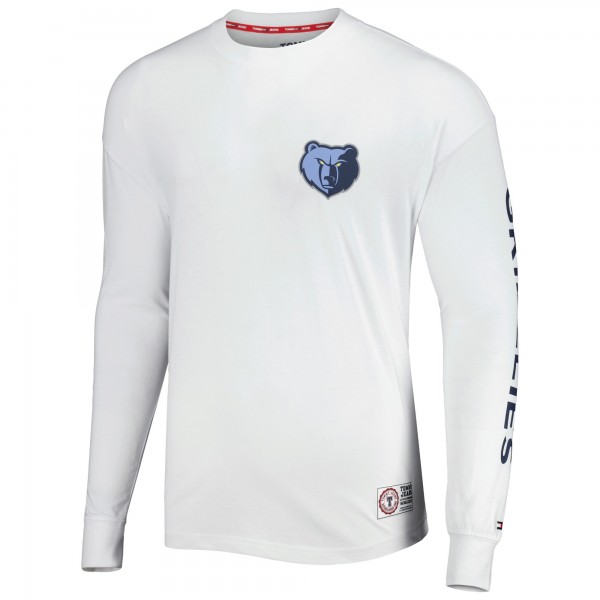 Футболка с капюшоном и толстовка Memphis Grizzlies Tommy Jeans Matthew 2-In-1 - Navy/White