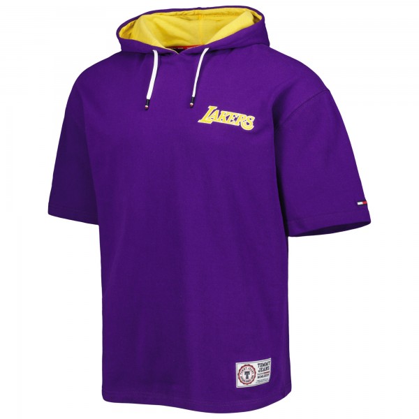 Футболка с капюшоном и толстовка Los Angeles Lakers Tommy Jeans Matthew 2 In 1 - Purple/White