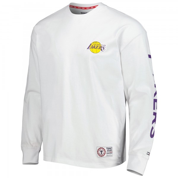 Футболка с капюшоном и толстовка Los Angeles Lakers Tommy Jeans Matthew 2 In 1 - Purple/White
