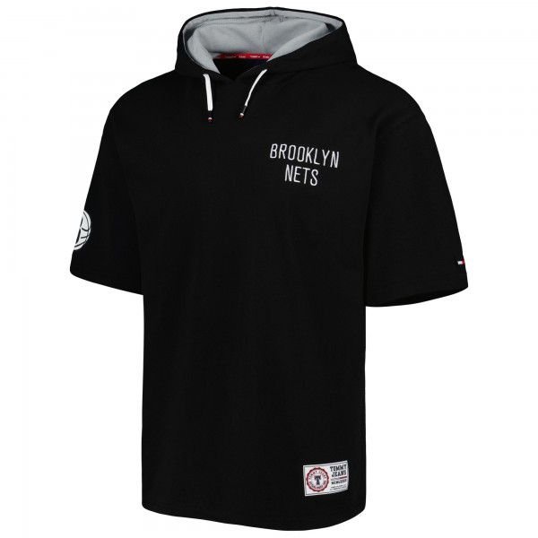 Футболка с капюшоном и толстовка Brooklyn Nets Tommy Jeans Matthew 2-In-1 - Black/White