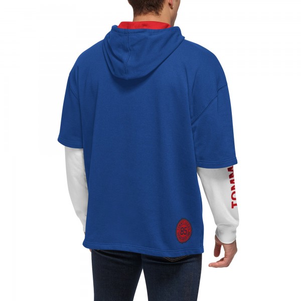 Футболка с капюшоном и толстовка Philadelphia 76ers Tommy Jeans Matthew 2-In-1 - Royal/White