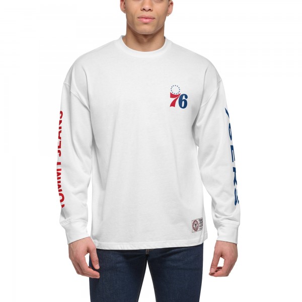 Футболка с капюшоном и толстовка Philadelphia 76ers Tommy Jeans Matthew 2-In-1 - Royal/White