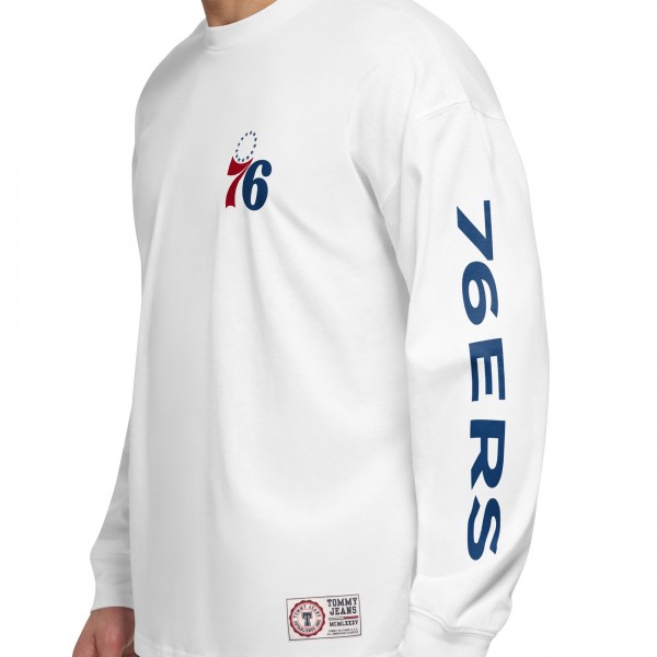 Футболка с капюшоном и толстовка Philadelphia 76ers Tommy Jeans Matthew 2-In-1 - Royal/White