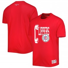Футболка LA Clippers Tommy Jeans Mel Varsity - Red
