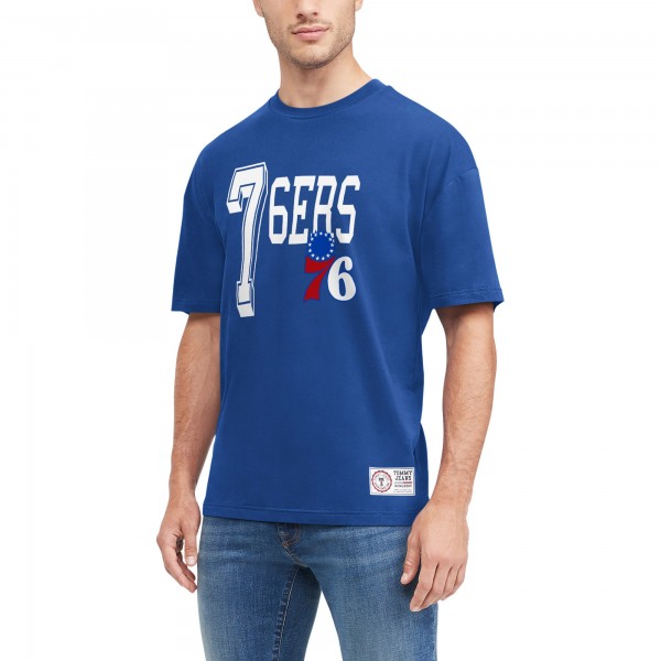 Футболка Philadelphia 76ers Tommy Jeans Mel Varsity - Royal