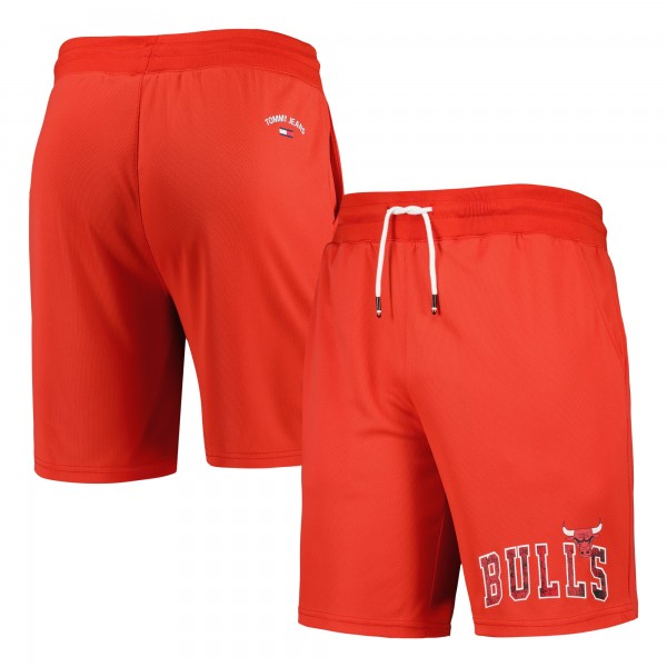 Шорты Chicago Bulls Tommy Jeans Red Mike Mesh Basketball