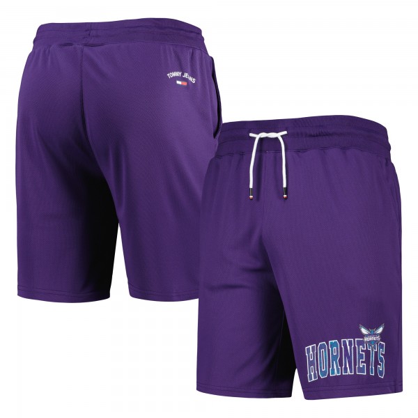 Шорты Charlotte Hornets Tommy Jeans Mike Mesh Basketball - Purple