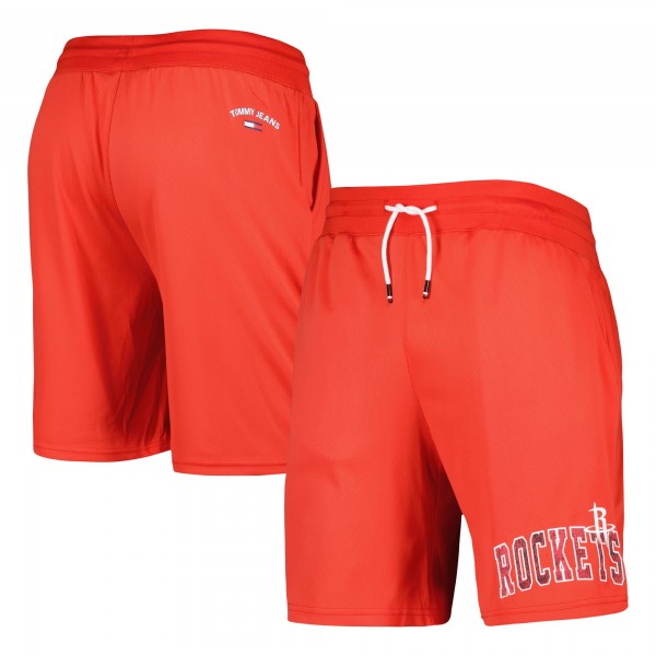 Шорты Houston Rockets Tommy Jeans Mike Mesh Basketball - Red