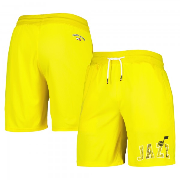 Шорты Utah Jazz Tommy Jeans Mike Mesh Basketball - Yellow