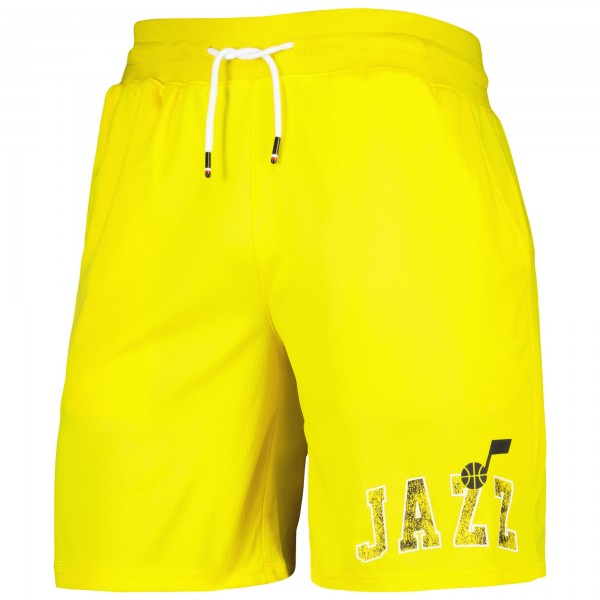 Шорты Utah Jazz Tommy Jeans Mike Mesh Basketball - Yellow