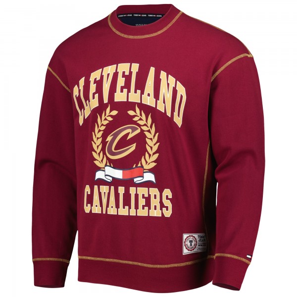 Кофта Cleveland Cavaliers Tommy Jeans Peter French Terry - Wine