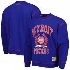 Detroit Pistons Tommy Jeans Peter French Terry Pullover Sweatshirt - Blue