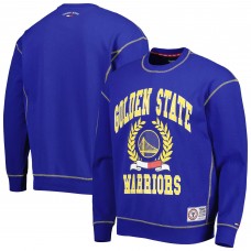 Golden State Warriors Tommy Jeans Peter French Terry Pullover Crew Sweatshirt - Royal