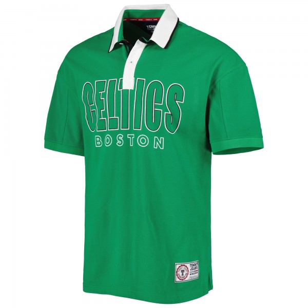 Поло Boston Celtics Tommy Jeans Stanley Pique - Kelly Green