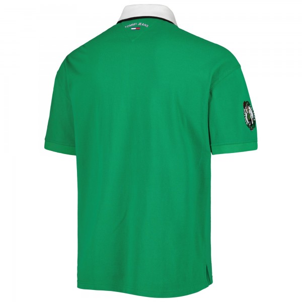 Поло Boston Celtics Tommy Jeans Stanley Pique - Kelly Green