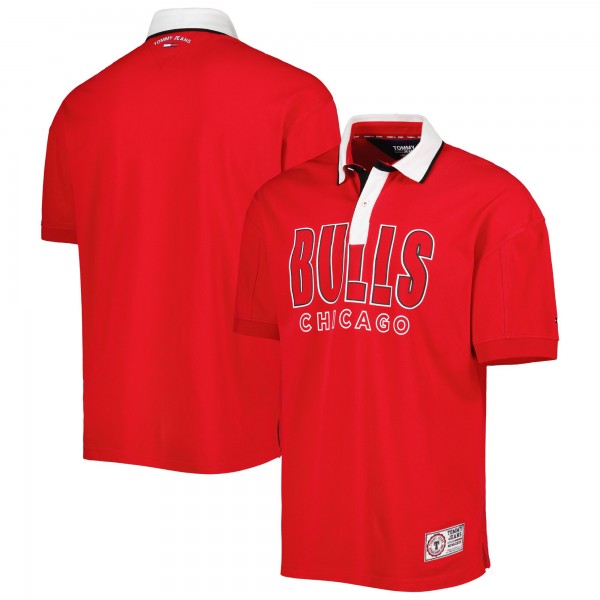 Поло Chicago Bulls Tommy Jeans Stanley Pique - Red