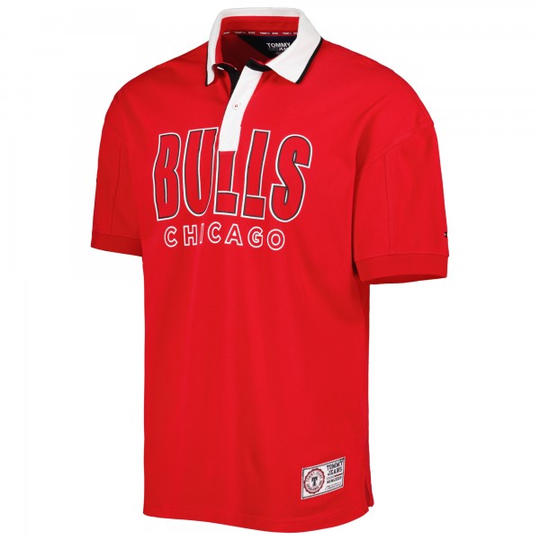 Поло Chicago Bulls Tommy Jeans Stanley Pique - Red