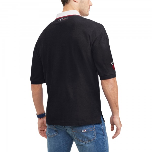 Поло Miami Heat Tommy Jeans Stanley Pique - Black