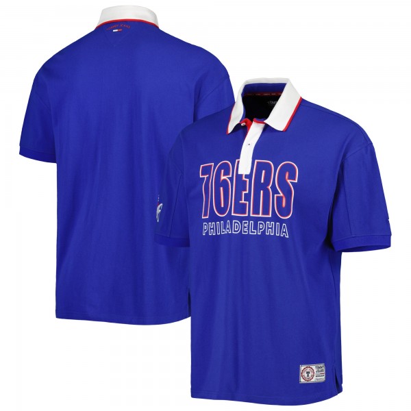 Поло Philadelphia 76ers Tommy Jeans Stanley Pique - Royal