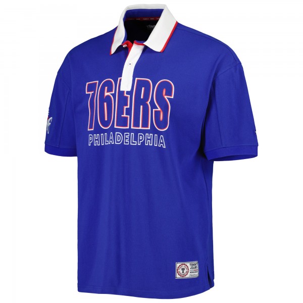 Поло Philadelphia 76ers Tommy Jeans Stanley Pique - Royal