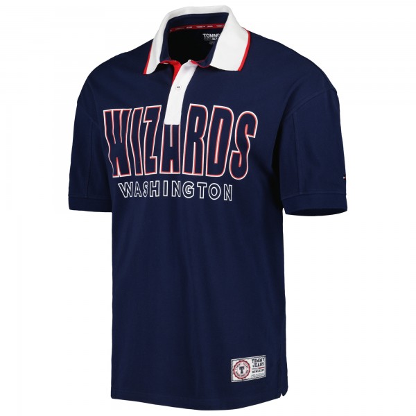 Washington Wizards Tommy Jeans Navy Stanley Pique Polo