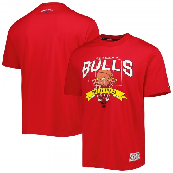 Футболка Chicago Bulls Tommy Jeans Red Tim Backboard