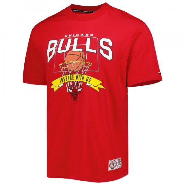 Футболка Chicago Bulls Tommy Jeans Red Tim Backboard