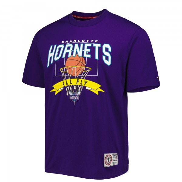 Футболка Charlotte Hornets Tommy Jeans Tim Backboard - Purple