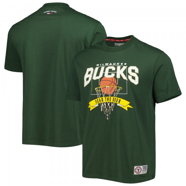 Футболка Milwaukee Bucks Tommy Jeans Tim Backboard - Hunter Green