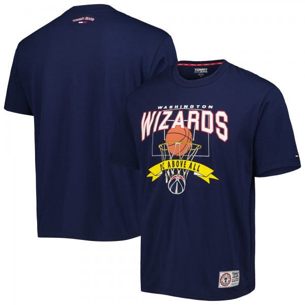 Washington Wizards Tommy Jeans Navy Tim Backboard T-Shirt
