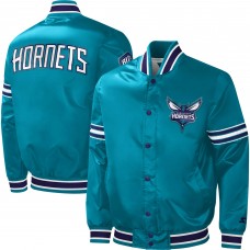Куртка на кнопках Charlotte Hornets Starter Slider Satin Varsity - Teal