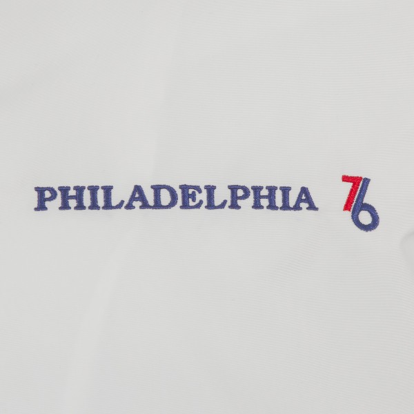 Бомбер Philadelphia 76ers JH Design 2022/23 City Edition Full-Zip Nylon - White