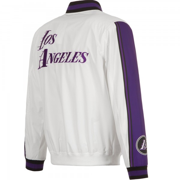 Бомбер Los Angeles Lakers JH Design 2022/23 City Edition Full-Zip Nylon - White