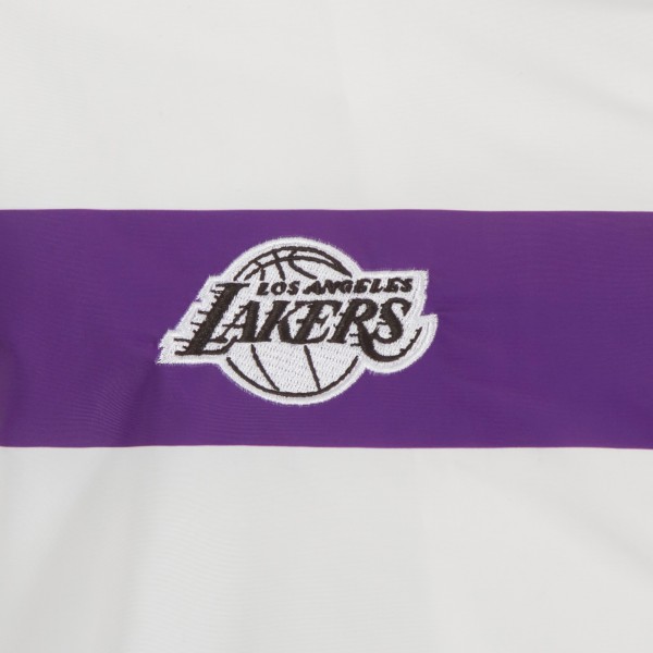 Бомбер Los Angeles Lakers JH Design 2022/23 City Edition Full-Zip Nylon - White