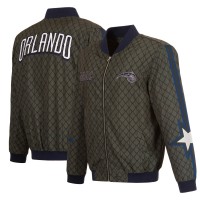 Бомбер Orlando Magic JH Design 2022/23 City Edition Full-Zip Nylon - Charcoal